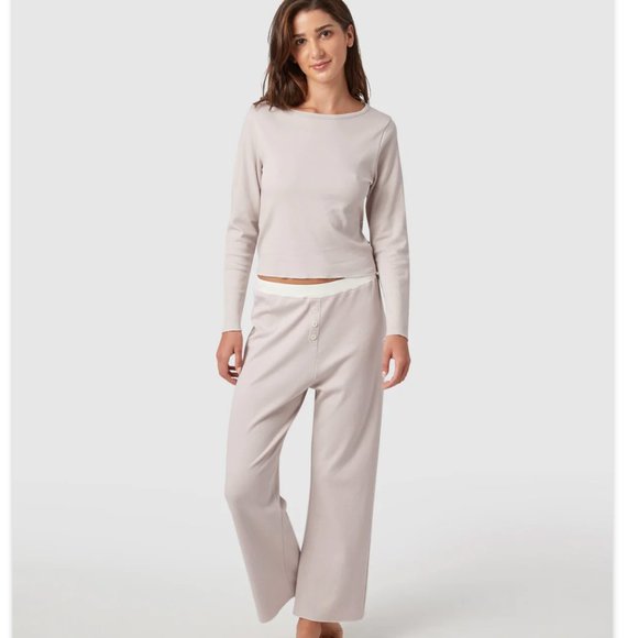 Ellie PJ Set in Dusty Rose Cozyland by Morgan Lane - Picture 1 of 8